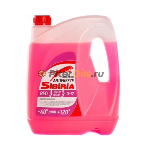Sibiria Антифриз ОЖ-40 G-12 красный 5кг 805600
