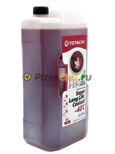TOTACHI SUPER LONG LIFE COOLANT Red -40C 5л жидкость низкозамерзающая 41805