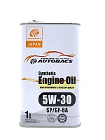 AUTOBACS Engine Oil Synthetic 5W30 SP/CF/GF-6A (1л) A00032427