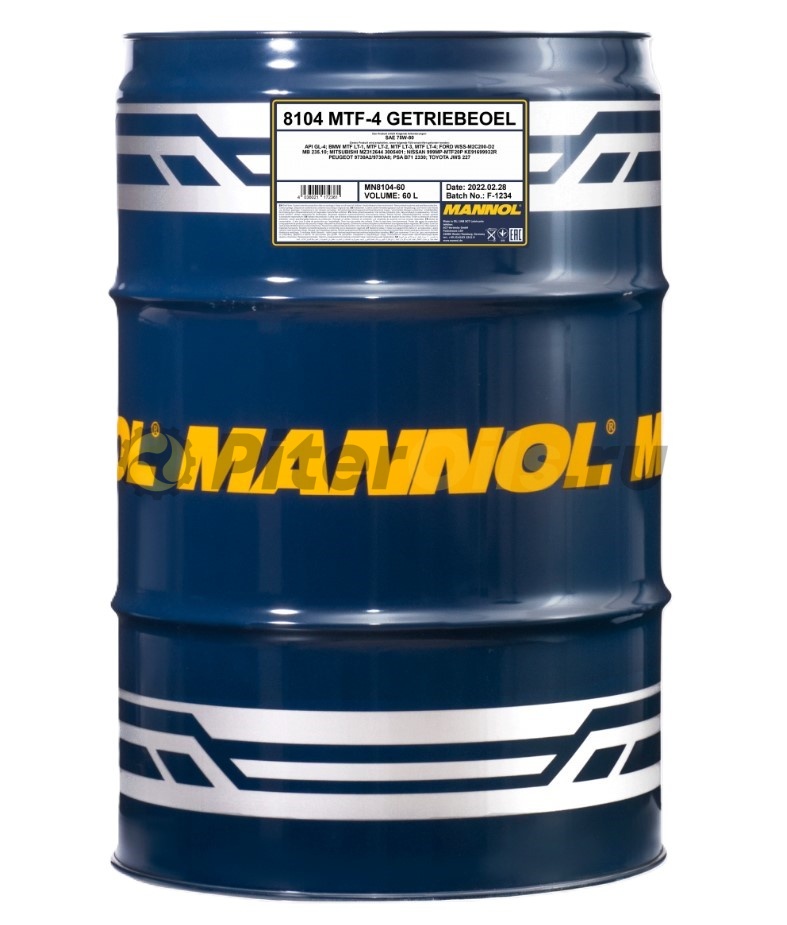 Mannol MTF-4 Getriebeoel 75W-80 60л
