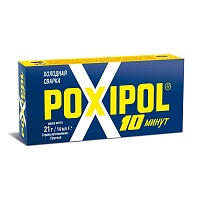 POXIPOL Эпоксидный клей серый 14мл ST01971