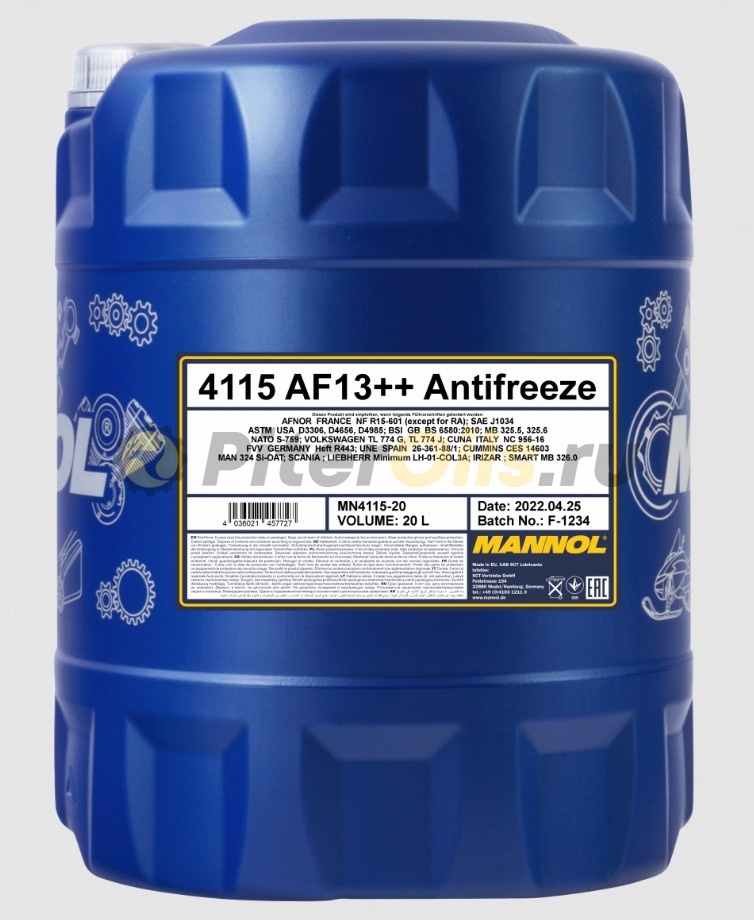 Mannol Antifreeze MN AF13++ (20л) MN4115-20