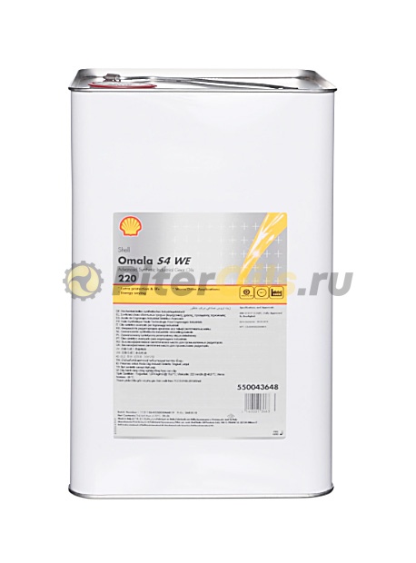 Shell Omala S4 WE 220 (20л) 550043648
