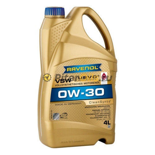 RAVENOL моторное масло VSW SAE 0W-30 (4л) 4014835842816
