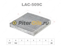 Фильтр салона угольный LYNX LAC509C (K1164. CUK 1835. LA 155)