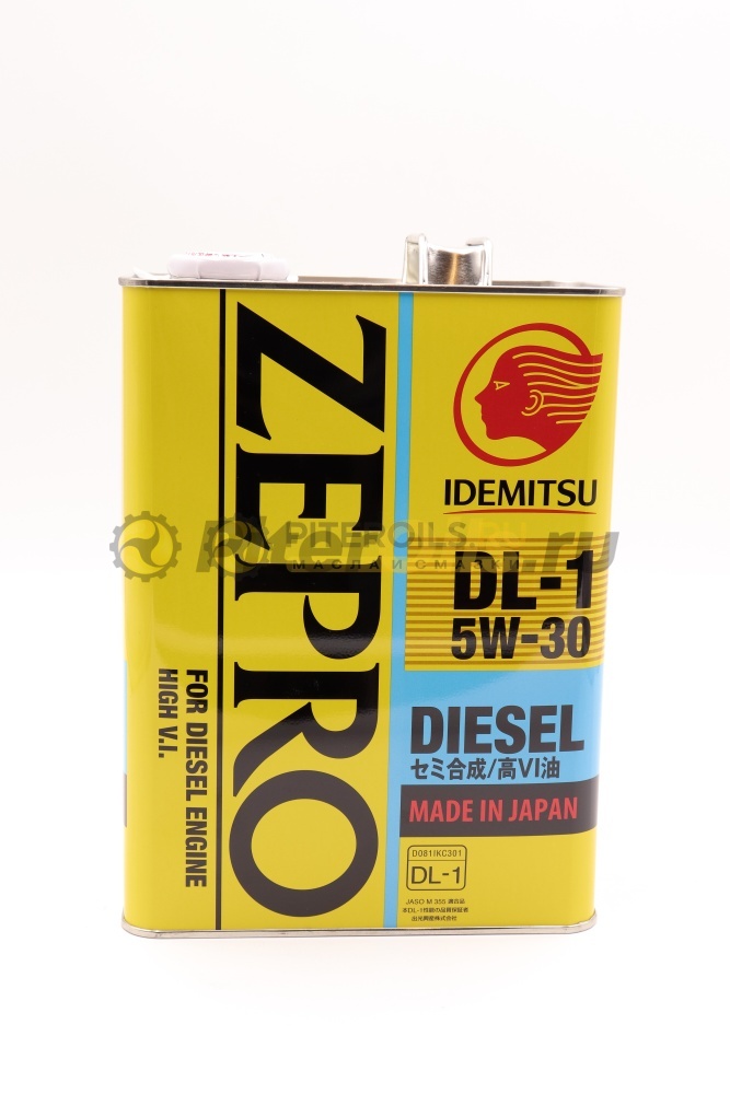 Внесезонное масло IDEMITSU Zepro DIESEL DL-1 5W30 для дизельных