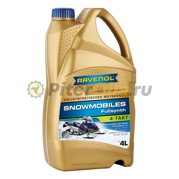 RAVENOL масло для 4-Такт снегоходов Snowmobiles 4-Takt Fullsynth. (4л) 4014835728097
