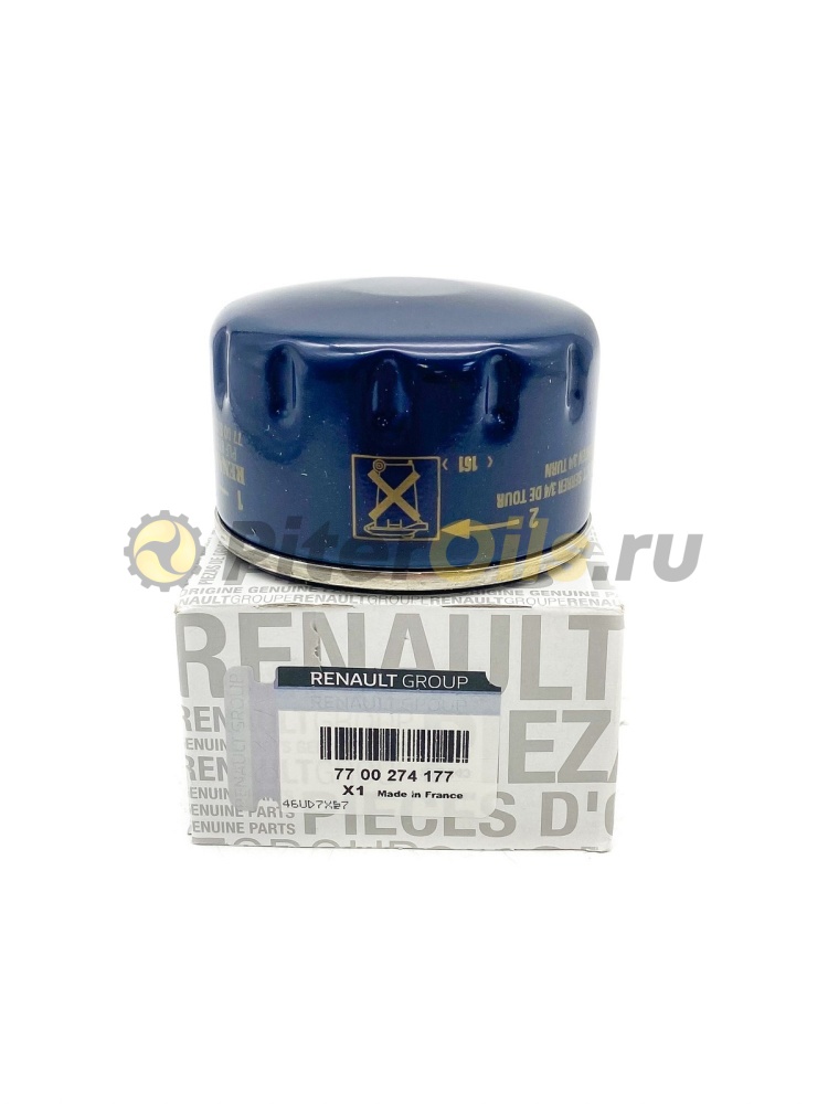 Фильтр масляный RENAULT 7700274177 (W75/3) 