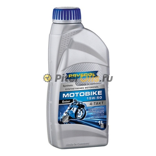RAVENOL моторное масло Motobike 4-T Ester SAE 15W-50 (1л) 4014835731219