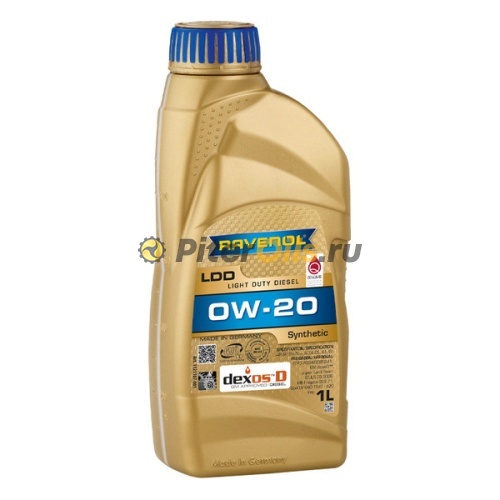 RAVENOL моторное масло  LDD Light Duty Diesel SAE 0W-20 (1л) 4014835876156