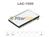 Фильтр салона LYNX LAC1906 (K1229. CU 26 004. SA 1150)