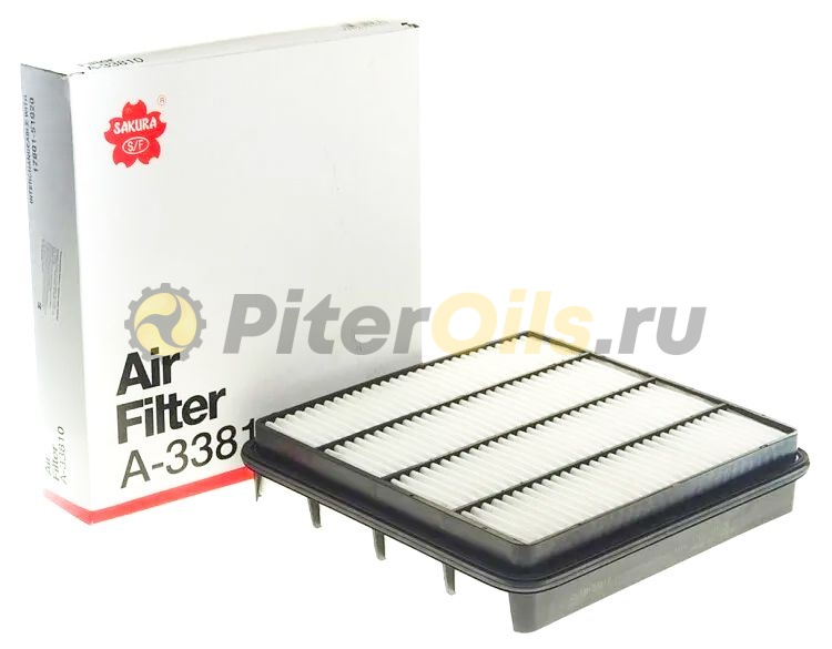 Sakura Фильтр воздушный A33810 ( TOYOTA 1780151020, AP143/6) TOYOTA LC200 1VD-FTV