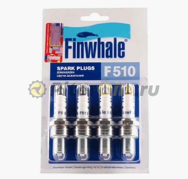 Finwhale Свечи F510 FX (4 шт.) (NGK BPR6ES-11) LADA 2108-15 инж. 8кл. к-т 4шт