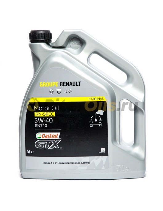 Renault масло моторное 5w40 RN 710 5л (7711943691)