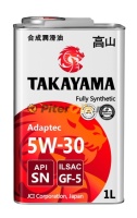 TAKAYAMA Adaptec 5W30 ILSAC GF-5 API SN (1л) 605584