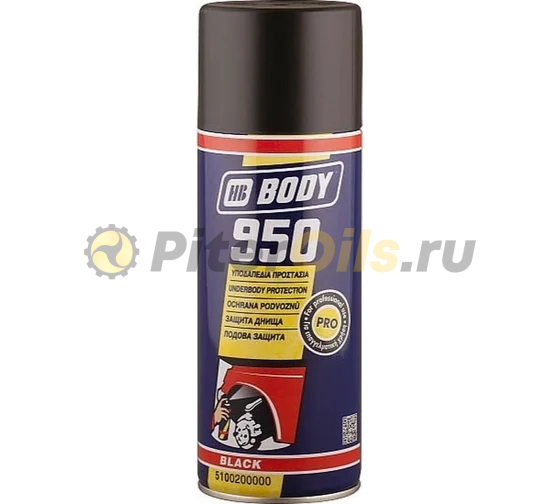 BODY 950 Антигравий аэрозоль черный (400мл) 5100200000