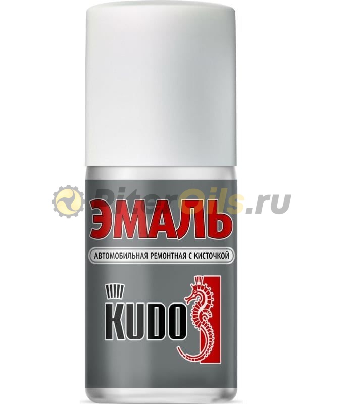 KUDO Эмаль автомобильная ремонтная с кисточкой "Белое облако" 15мл KU70240