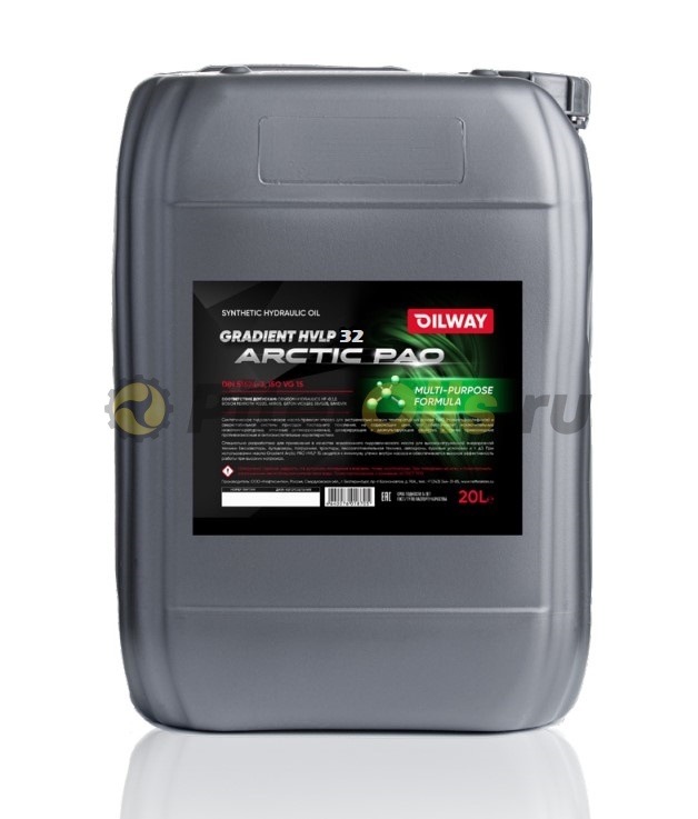 OilWay Gradient Arctic PAO Formula HVLP 32 синт. 20л. 4660155102323