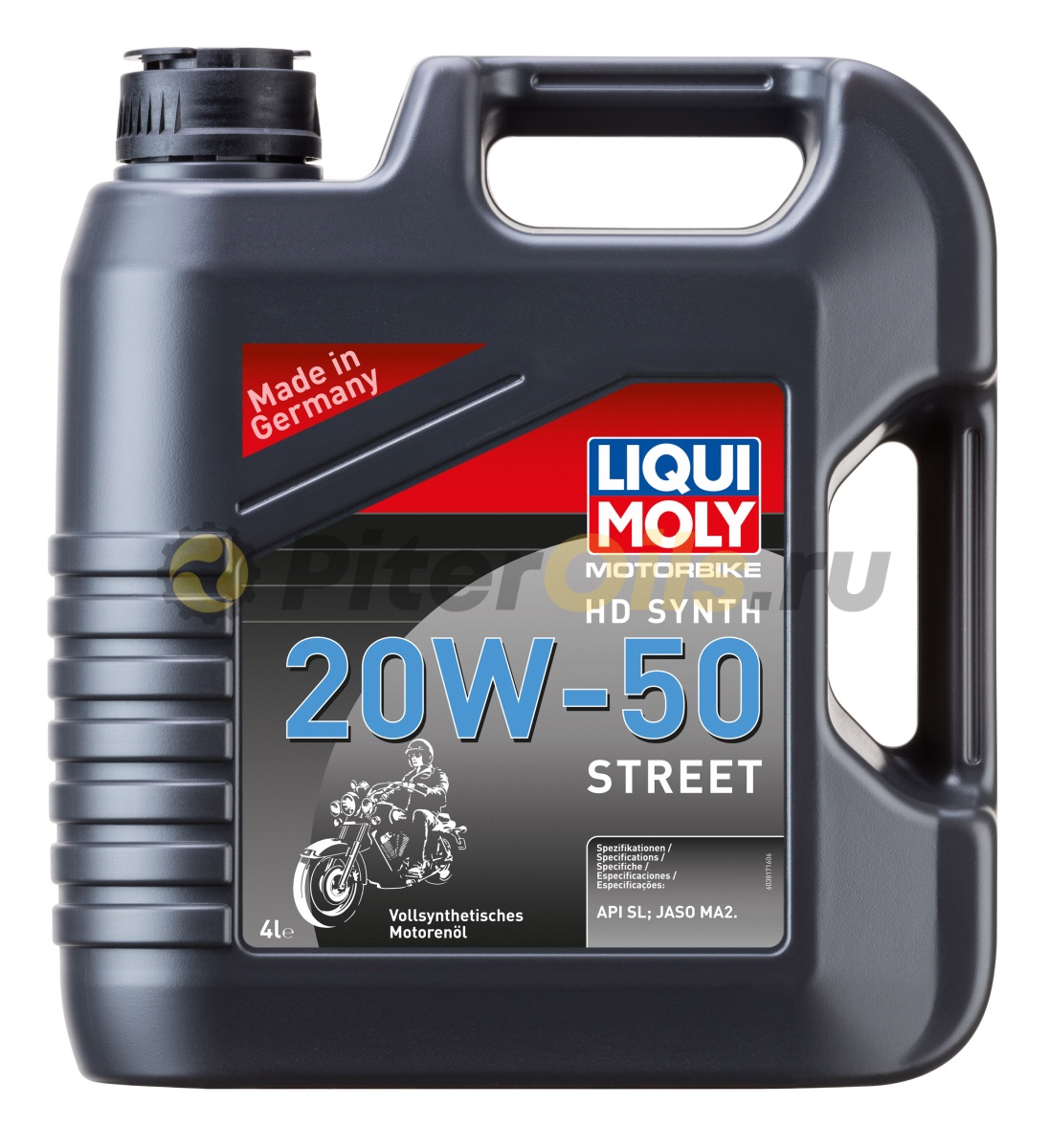 LIQUI MOLY Motorbike 4T HD Synth Street 20W-50 (4л) 3817  