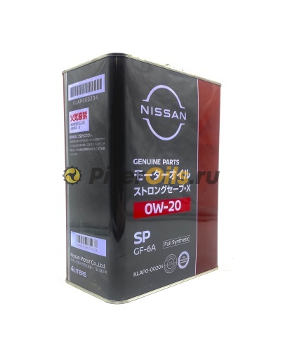 NISSAN Strong Save X 0W-20 SP 4л KLAP000204