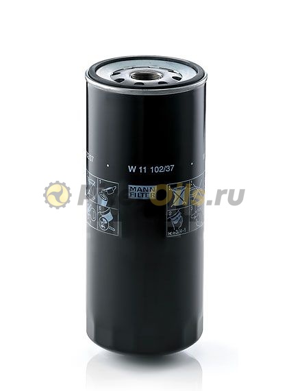 Фильтр масляный MANN W11102/37 SCANIA DC9/DC11/DC12/DC13