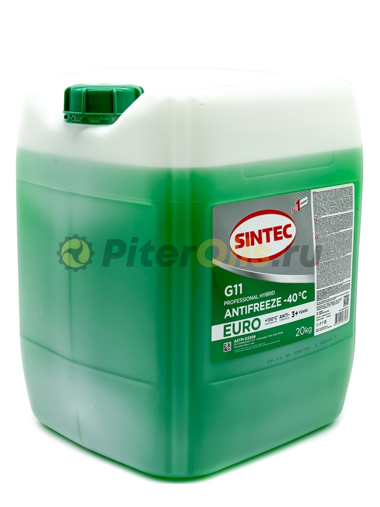 Антифриз Sintec EURO зеленый (20кг) 800521