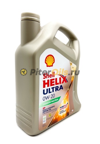 Shell Helix Ultra SP 0W20 (4л) 550061077/550069685/550060355