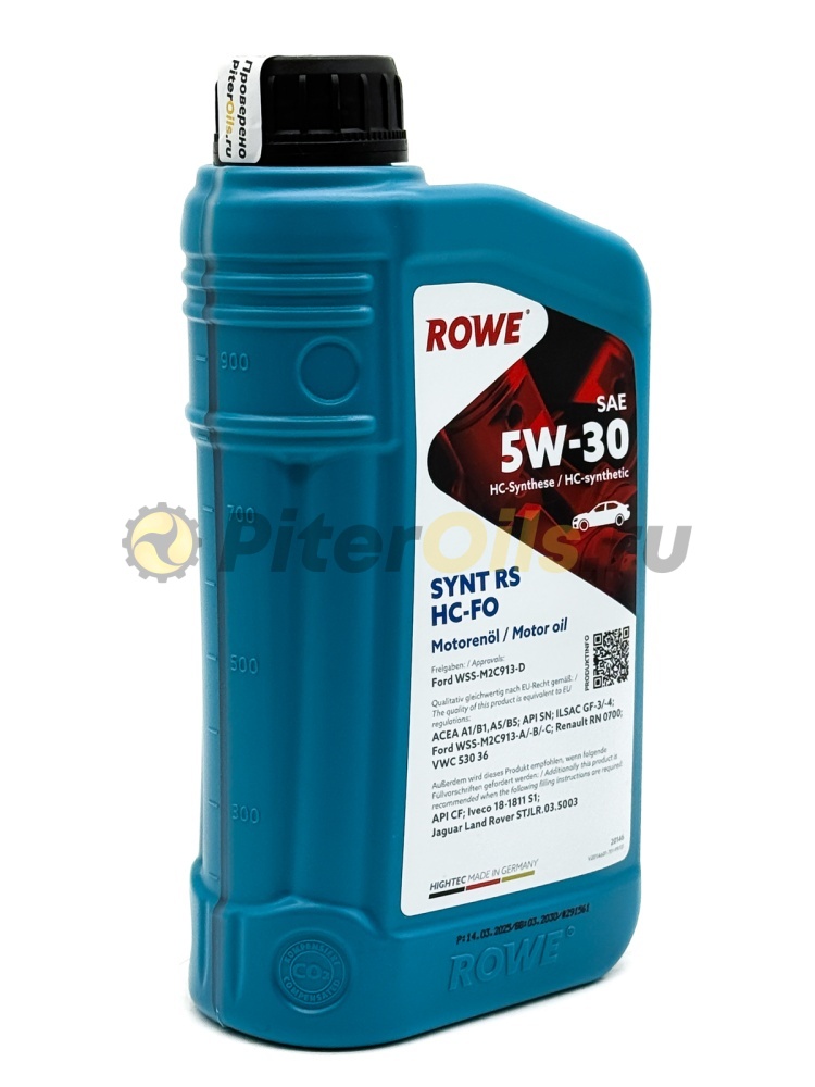 Rowe HIGHTEC SYNT RS HC-FO 5W-30 (1л) 20146001099