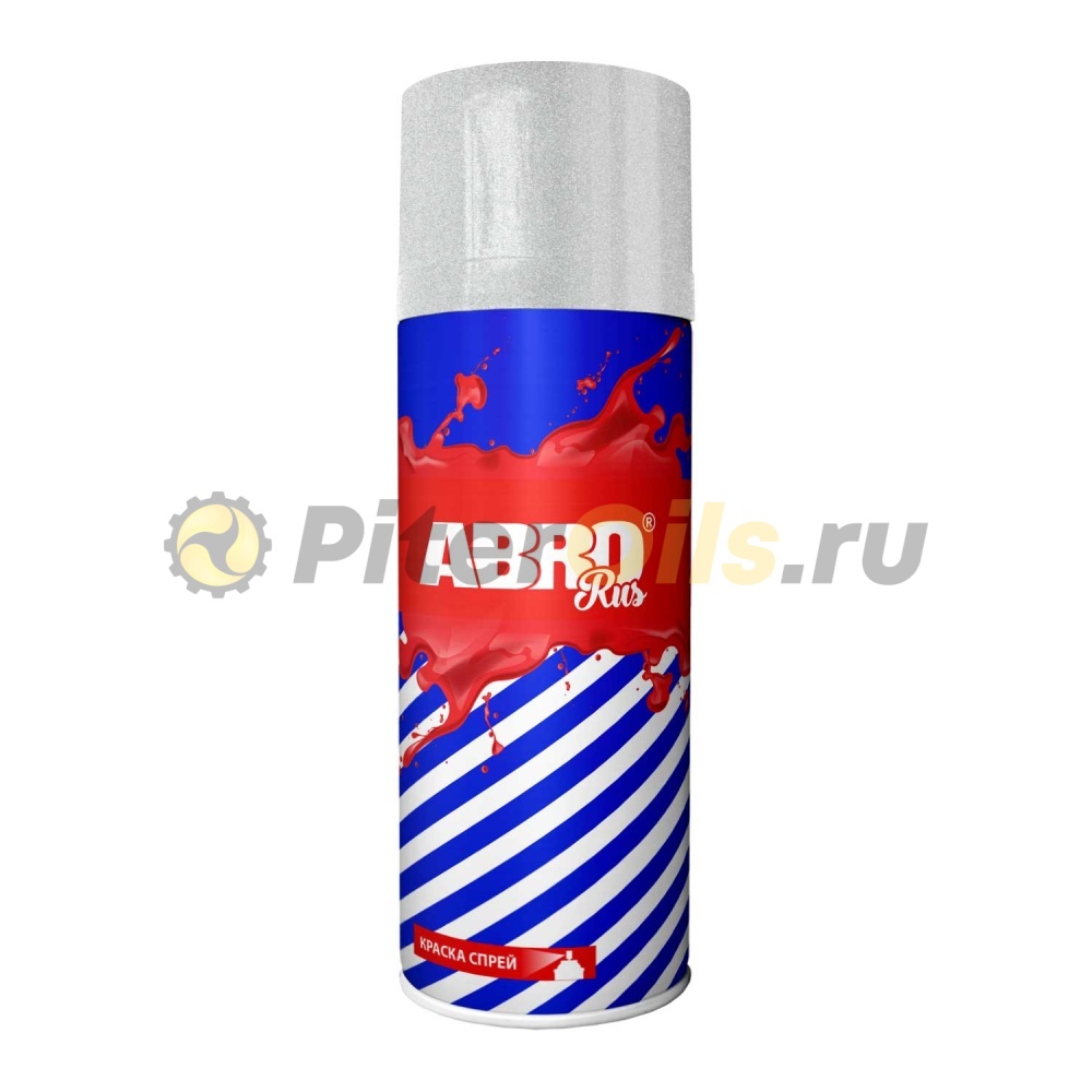 ABRO Краска-спрей металлик серебряная 473мл (SPOM-1580-R)