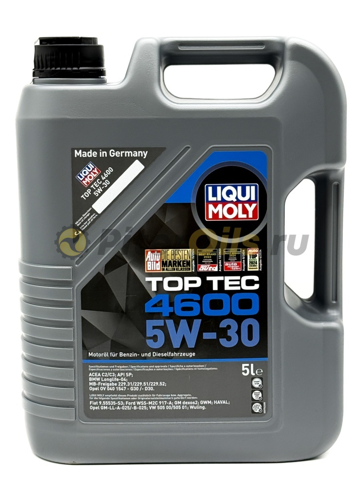 LIQUI MOLY Top Tec 4600 5w30 С3 (5л) 8033/2316