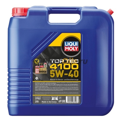 LIQUI MOLY Top Tec 4100 5w40 (20л)