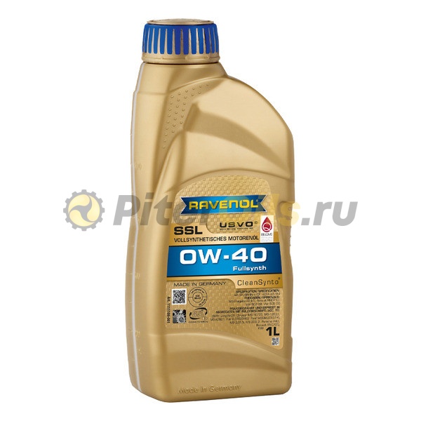 RAVENOL моторное масло Super Synthetik Oel SSL SAE 0W-40 (1л) 4014835718715
