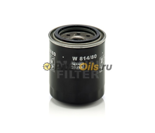 Фильтр масляный MANN W814/80 (Kubota w21eso1500)
