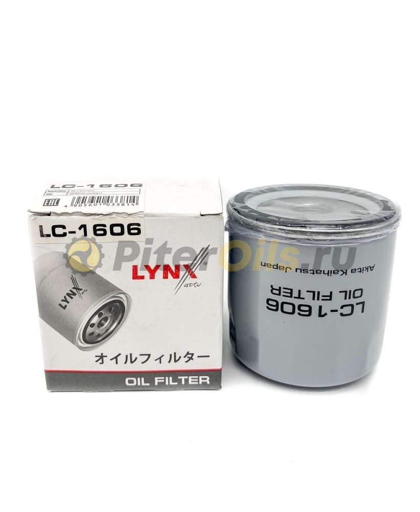 LYNXauto Фильтр масляный LC1606 (W719/27, OP629, SM 110)