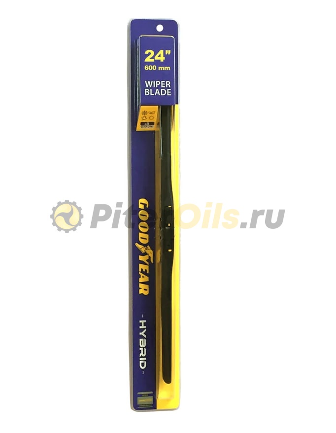 Goodyear HYBRID 24"/60 cm Гибридная щетка стеклоочистителя всесезонная всесезонная GY000524
