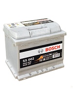 Аккумулятор BOSCH Silver Plus S5 002 54Ah 530A 207x175x190 554 400 053 (- +)