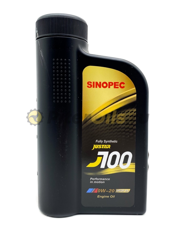 Sinopec JUSTAR J700 SP/GF-6A 0W-20 Gasoline Engine Oil 1л 0609100063010013