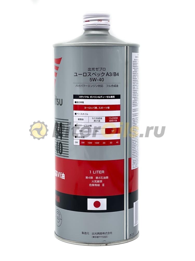 IDEMITSU Zepro Euro Spec F-S SP 5W-40 (1л) 1849-001