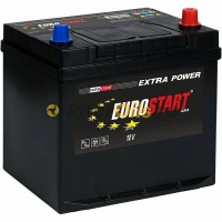 Аккумулятор  EUROSTART Extra Power Asia 90Ah 700A (борт) пол обр (- +) 306x175x225