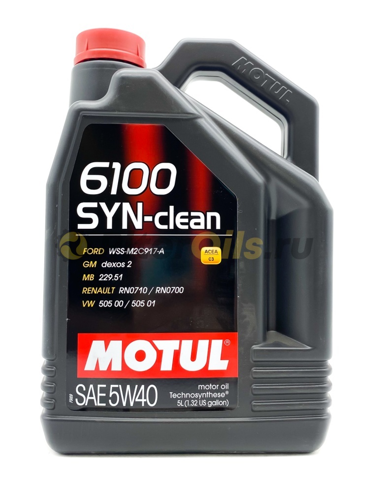 MOTUL 6100 SYN-CLEAN 5W40 (5л) 111692