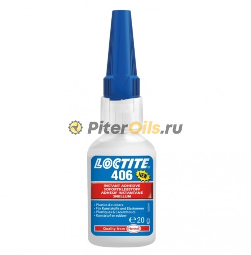 LOCTITE 406 (20гр) Клей для эластомеров и резины