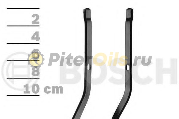 BOSCH Комплект бескаркасных щёток 2шт Aerotwin A115S 600/450 мм 3397007115