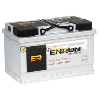 Аккумулятор ENRUN ES740 74Ah 710A низкий пол обр (- +) 278x175x175
