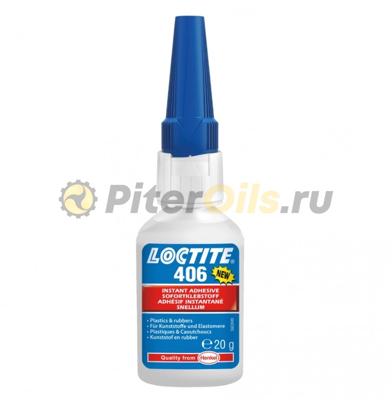 LOCTITE 406 (20гр) Клей для эластомеров и резины