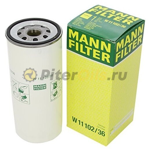 Фильтр масляный MANN W11102/36 (замена W11102/4)