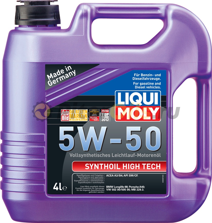 LIQUI MOLY Synthoil High Tech 5w50 (4л) 9067