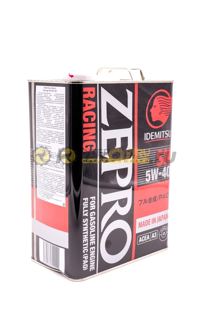 IDEMITSU Zepro Racing SN 5W-40 (4л) 3585-004