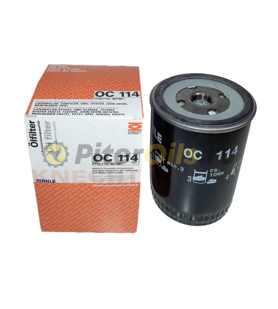 Фильтр масляный KNECHT OC114 (W936/5)