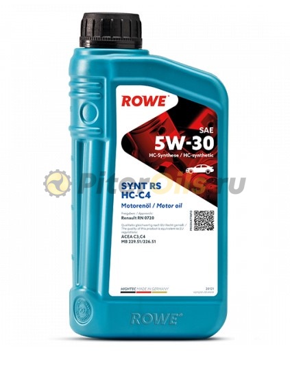 Rowe HIGHTEC SYNT RS SAE 5W-30 HC-C4 (1л) 20121001099