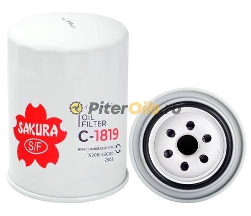 Sakura Фильтр масляный C1819 (W940)